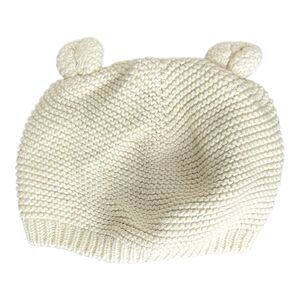 Baby Gap Brannan Bear Beanie 6-12 Months French Vanilla